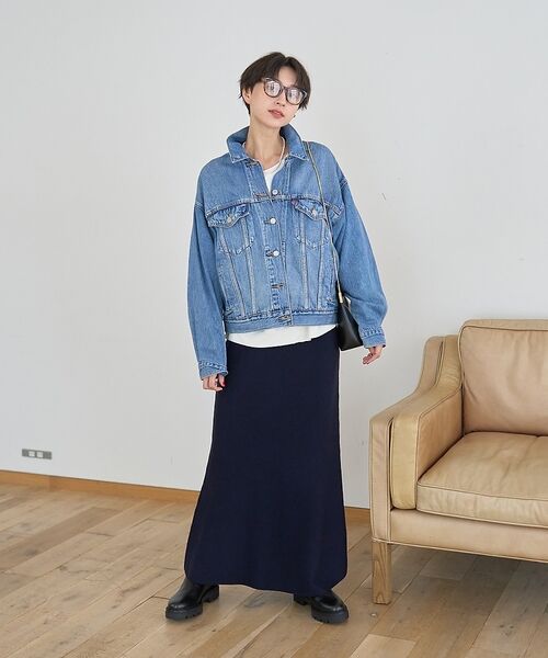 Rouge vif la cle / ルージュ・ヴィフ ラクレ Gジャン・デニムジャケット | 【定番人気追加/Levi's/リーバイス】90S TRUCKER トラッカージャ | 詳細17
