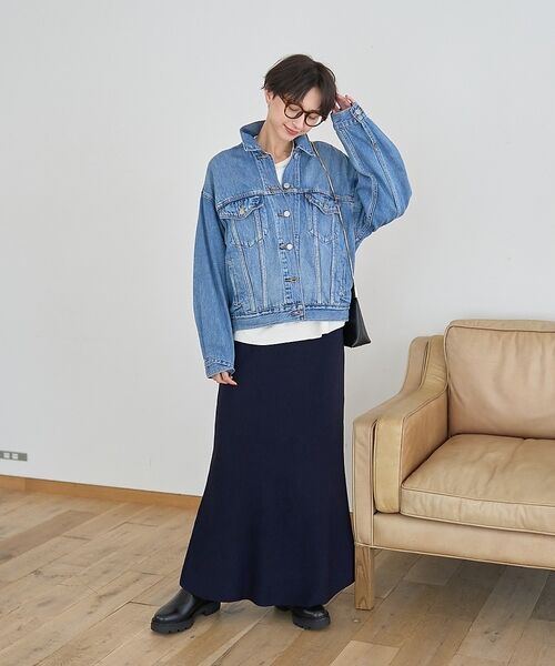 Rouge vif la cle / ルージュ・ヴィフ ラクレ Gジャン・デニムジャケット | 【定番人気追加/Levi's/リーバイス】90S TRUCKER トラッカージャ | 詳細18