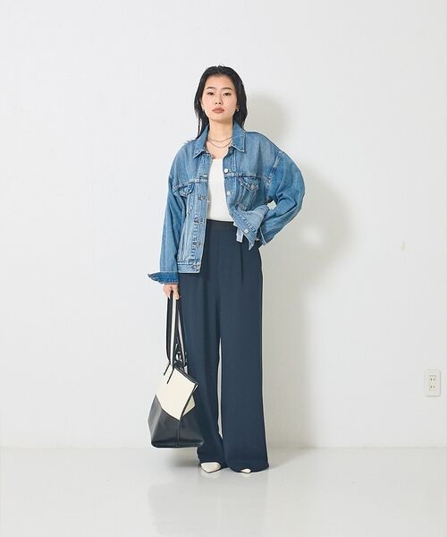Rouge vif la cle / ルージュ・ヴィフ ラクレ Gジャン・デニムジャケット | 【定番人気追加/Levi's/リーバイス】90S TRUCKER トラッカージャ | 詳細23