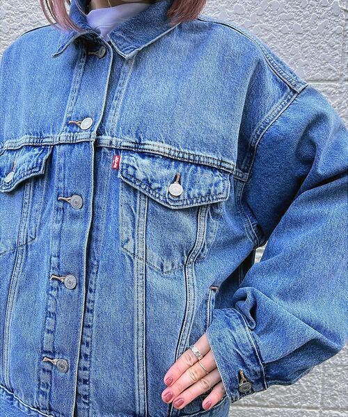 Rouge vif la cle / ルージュ・ヴィフ ラクレ Gジャン・デニムジャケット | 【定番人気追加/Levi's/リーバイス】90S TRUCKER トラッカージャ | 詳細28