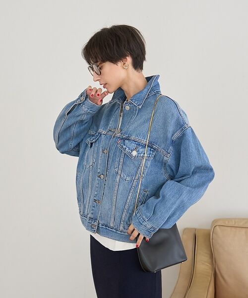 Rouge vif la cle / ルージュ・ヴィフ ラクレ Gジャン・デニムジャケット | 【定番人気追加/Levi's/リーバイス】90S TRUCKER トラッカージャ | 詳細3