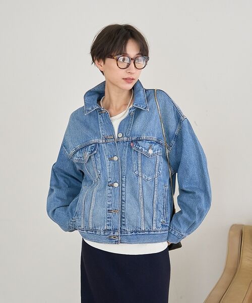 Rouge vif la cle / ルージュ・ヴィフ ラクレ Gジャン・デニムジャケット | 【定番人気追加/Levi's/リーバイス】90S TRUCKER トラッカージャ | 詳細4