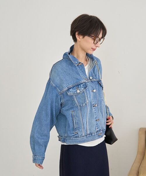 Rouge vif la cle / ルージュ・ヴィフ ラクレ Gジャン・デニムジャケット | 【定番人気追加/Levi's/リーバイス】90S TRUCKER トラッカージャ | 詳細5