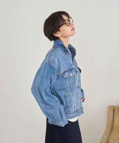 Rouge vif la cle / ルージュ・ヴィフ ラクレ Gジャン・デニムジャケット | 【定番人気追加/Levi's/リーバイス】90S TRUCKER トラッカージャ | 詳細7