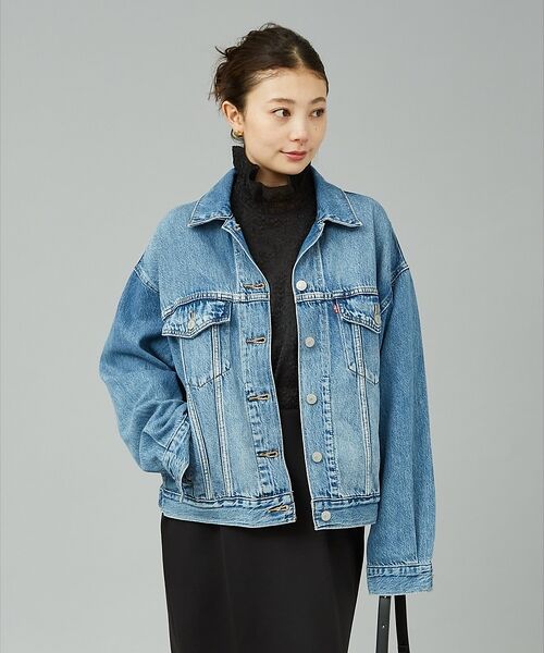 Rouge vif la cle / ルージュ・ヴィフ ラクレ Gジャン・デニムジャケット | 【定番人気追加/Levi's/リーバイス】90S TRUCKER トラッカージャ | 詳細9