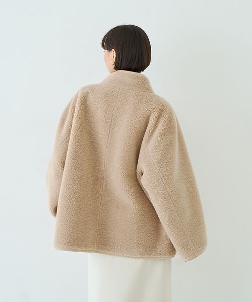 Rouge vif la cle / ルージュ・ヴィフ ラクレ その他アウター | 【2サイズ展開】2WAYスタンドカラースエードライクリバーシブルボアコート【予約 | 詳細7