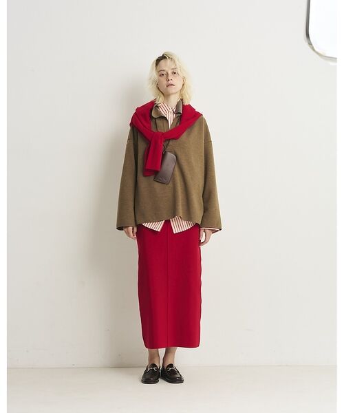 Rouge vif la cle / ルージュ・ヴィフ ラクレ シャツ・ブラウス | ストライプサイドドロストシャツ【予約】 | 詳細14
