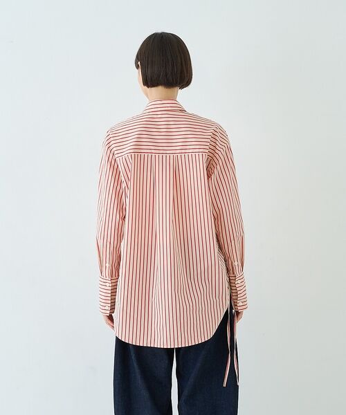 Rouge vif la cle / ルージュ・ヴィフ ラクレ シャツ・ブラウス | ストライプサイドドロストシャツ【予約】 | 詳細21