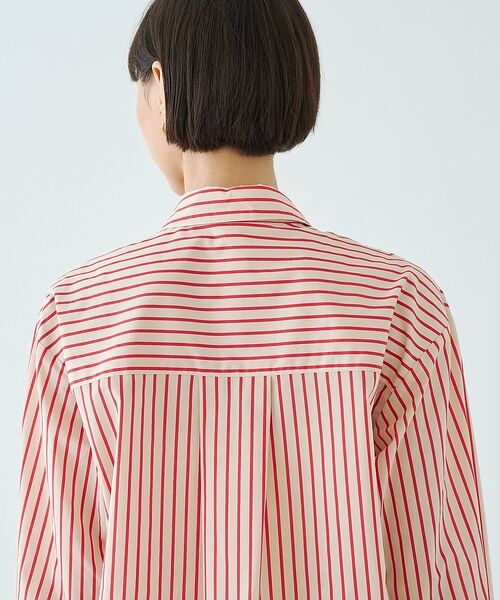 Rouge vif la cle / ルージュ・ヴィフ ラクレ シャツ・ブラウス | ストライプサイドドロストシャツ【予約】 | 詳細22