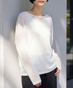 Rouge vif la cle / ルージュ・ヴィフ ラクレ Tシャツ | 【2点セット】シアーベロアストライプアンサンブル【予約】