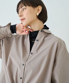 Rouge vif la cle / ルージュ・ヴィフ ラクレ Tシャツ | 前後2WAYウール釦テレコタートルカットソー【予約】