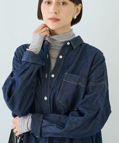 Rouge vif la cle / ルージュ・ヴィフ ラクレ Tシャツ | 前後2WAYウール釦テレコタートルカットソー【予約】