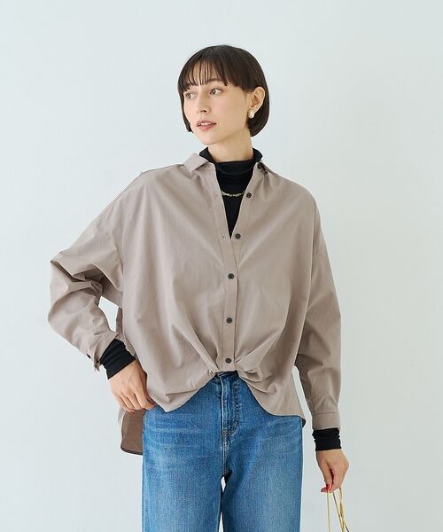 Rouge vif la cle / ルージュ・ヴィフ ラクレ Tシャツ | 前後2WAYウール釦テレコタートルカットソー【予約】 | 詳細27