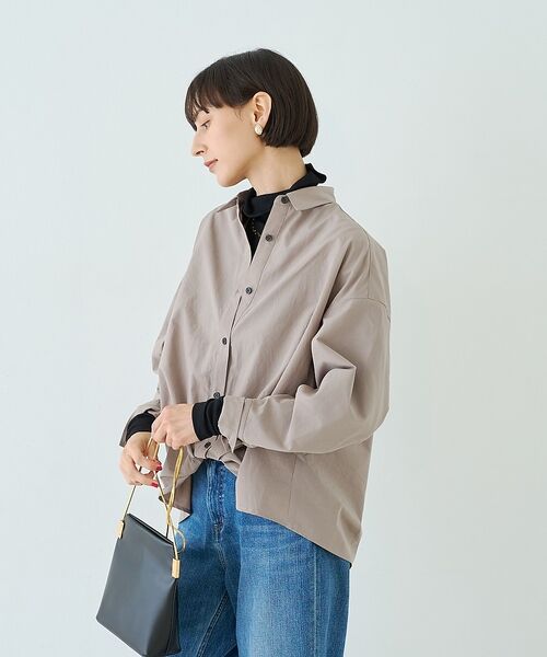 Rouge vif la cle / ルージュ・ヴィフ ラクレ Tシャツ | 前後2WAYウール釦テレコタートルカットソー【予約】 | 詳細29