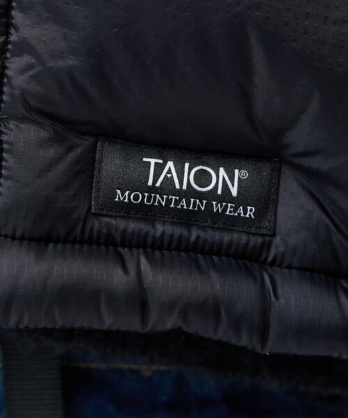Rouge vif la cle / ルージュ・ヴィフ ラクレ ダウンジャケット・ベスト | 【TAION / タイオン】フーデッドボリュームダウンポンチョ/防寒/秋冬アウタ | 詳細13