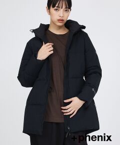 Rouge vif la cle / ルージュ・ヴィフ ラクレ ダウンジャケット・ベスト | 別注【＋Phenix / プラスフェニックス】ミドルダウンコート/フード脱着/衿