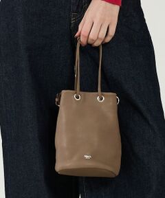 Rouge vif la cle / ルージュ・ヴィフ ラクレ ショルダーバッグ | 【blancle/ブランクレ】レザーミニ巾着バッグ/S.LEATHER TUBE