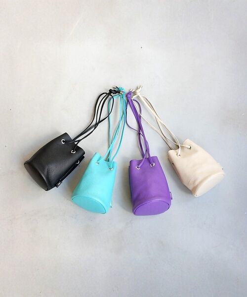 Rouge vif la cle / ルージュ・ヴィフ ラクレ ショルダーバッグ | 【blancle/ブランクレ】レザーミニ巾着バッグ/S.LEATHER TUBE | 詳細6