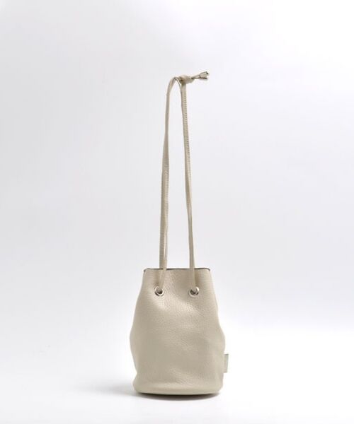 Rouge vif la cle / ルージュ・ヴィフ ラクレ ショルダーバッグ | 【blancle/ブランクレ】レザーミニ巾着バッグ/S.LEATHER TUBE | 詳細12