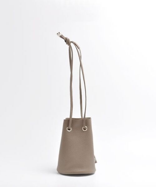 Rouge vif la cle / ルージュ・ヴィフ ラクレ ショルダーバッグ | 【blancle/ブランクレ】レザーミニ巾着バッグ/S.LEATHER TUBE | 詳細25