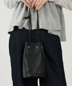 Rouge vif la cle / ルージュ・ヴィフ ラクレ ショルダーバッグ | 【blancle/ブランクレ】レザー巾着バッグ/S.LEATHER TUBE D