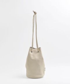 Rouge vif la cle / ルージュ・ヴィフ ラクレ ショルダーバッグ | 【blancle/ブランクレ】レザー巾着バッグ/S.LEATHER TUBE D
