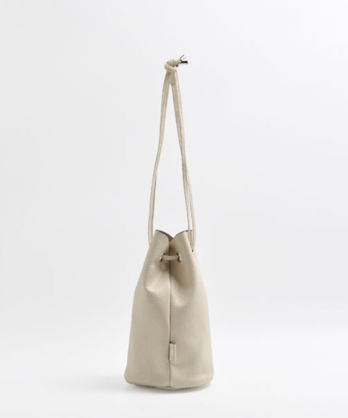 Rouge vif la cle / ルージュ・ヴィフ ラクレ ショルダーバッグ | 【blancle/ブランクレ】レザー巾着バッグ/S.LEATHER TUBE D | 詳細9