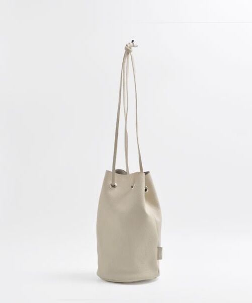 Rouge vif la cle / ルージュ・ヴィフ ラクレ ショルダーバッグ | 【blancle/ブランクレ】レザー巾着バッグ/S.LEATHER TUBE D | 詳細10