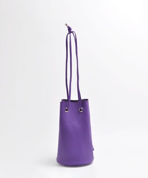 Rouge vif la cle / ルージュ・ヴィフ ラクレ ショルダーバッグ | 【blancle/ブランクレ】レザー巾着バッグ/S.LEATHER TUBE D | 詳細22