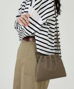 Rouge vif la cle / ルージュ・ヴィフ ラクレ ショルダーバッグ | 【blancle/ブランクレ】レザーギャザー2WAYバッグ/S.LEATHER
