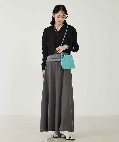 Rouge vif la cle / ルージュ・ヴィフ ラクレ ショルダーバッグ | 【blancle/ブランクレ】レザーギャザー2WAYバッグ/S.LEATHER | 詳細7