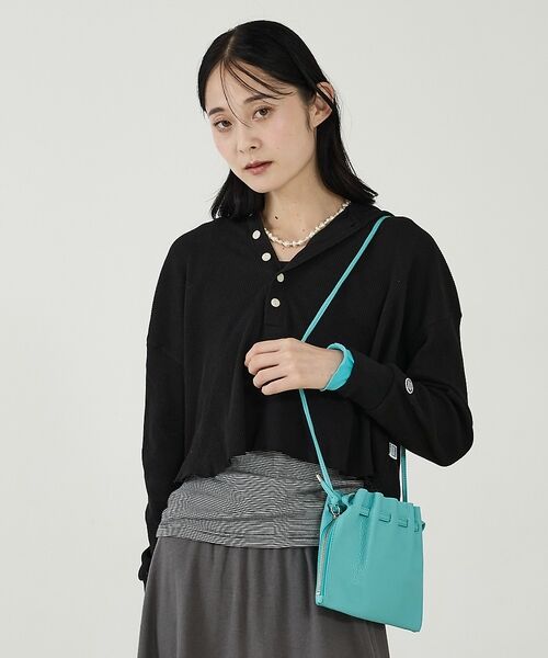 Rouge vif la cle / ルージュ・ヴィフ ラクレ ショルダーバッグ | 【blancle/ブランクレ】レザーギャザー2WAYバッグ/S.LEATHER | 詳細8
