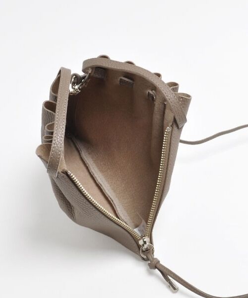 Rouge vif la cle / ルージュ・ヴィフ ラクレ ショルダーバッグ | 【blancle/ブランクレ】レザーギャザー2WAYバッグ/S.LEATHER | 詳細19