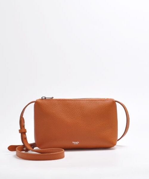 Rouge vif la cle / ルージュ・ヴィフ ラクレ ショルダーバッグ | 【blancle/ブランクレ】レザースクエアショルダーバッグ/S.LEATHER（オレンジ）
