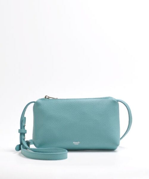 Rouge vif la cle / ルージュ・ヴィフ ラクレ ショルダーバッグ | 【blancle/ブランクレ】レザースクエアショルダーバッグ/S.LEATHER（ブルー）
