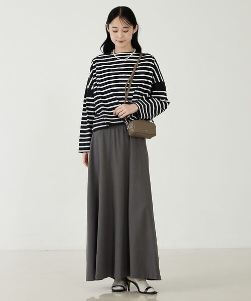 Rouge vif la cle / ルージュ・ヴィフ ラクレ ショルダーバッグ | 【blancle/ブランクレ】レザースクエアショルダーバッグ/S.LEATHER | 詳細5