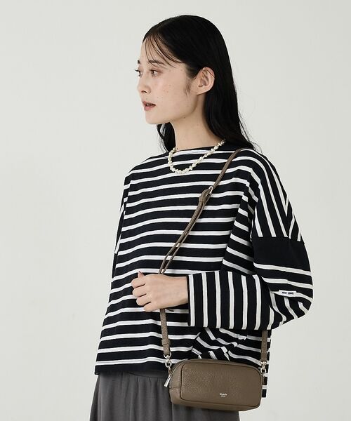 Rouge vif la cle / ルージュ・ヴィフ ラクレ ショルダーバッグ | 【blancle/ブランクレ】レザースクエアショルダーバッグ/S.LEATHER | 詳細7