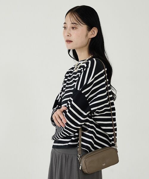 Rouge vif la cle / ルージュ・ヴィフ ラクレ ショルダーバッグ | 【blancle/ブランクレ】レザースクエアショルダーバッグ/S.LEATHER | 詳細8