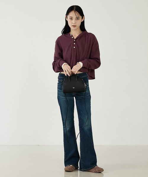 Rouge vif la cle / ルージュ・ヴィフ ラクレ ショルダーバッグ | 【blancle/ブランクレ】オイルスムースレザー2WAYミニボストンバッグ/O | 詳細1