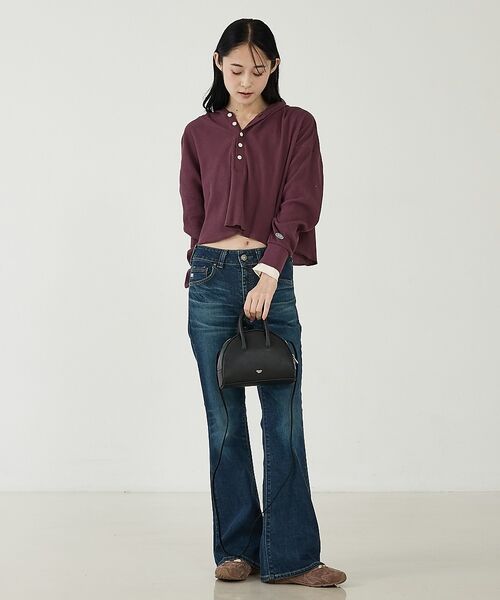 Rouge vif la cle / ルージュ・ヴィフ ラクレ ショルダーバッグ | 【blancle/ブランクレ】オイルスムースレザー2WAYミニボストンバッグ/O | 詳細2