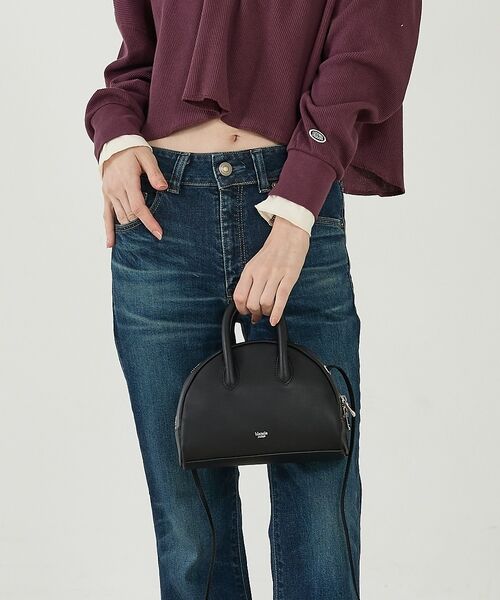 Rouge vif la cle / ルージュ・ヴィフ ラクレ ショルダーバッグ | 【blancle/ブランクレ】オイルスムースレザー2WAYミニボストンバッグ/O | 詳細3