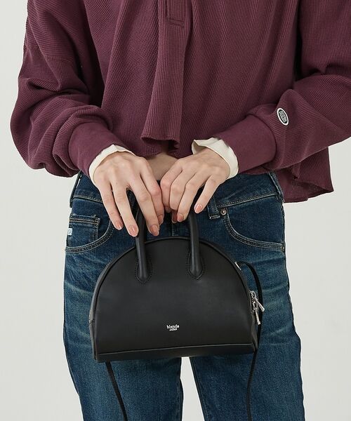 Rouge vif la cle / ルージュ・ヴィフ ラクレ ショルダーバッグ | 【blancle/ブランクレ】オイルスムースレザー2WAYミニボストンバッグ/O | 詳細4