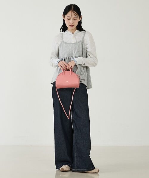 Rouge vif la cle / ルージュ・ヴィフ ラクレ ショルダーバッグ | 【blancle/ブランクレ】オイルスムースレザー2WAYミニボストンバッグ/O | 詳細5