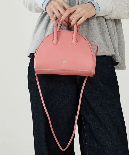 Rouge vif la cle / ルージュ・ヴィフ ラクレ ショルダーバッグ | 【blancle/ブランクレ】オイルスムースレザー2WAYミニボストンバッグ/O（ピンク）