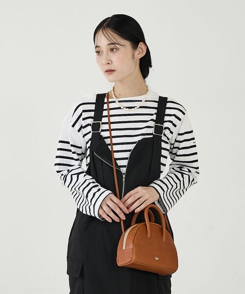 Rouge vif la cle / ルージュ・ヴィフ ラクレ ショルダーバッグ | 【blancle/ブランクレ】オイルスムースレザー2WAYミニボストンバッグ/O | 詳細12
