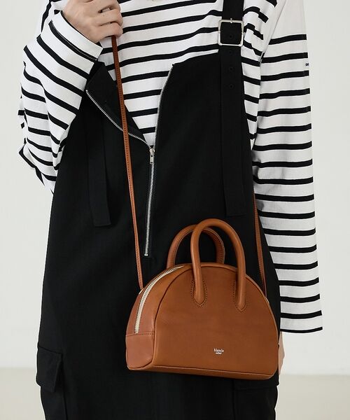 Rouge vif la cle / ルージュ・ヴィフ ラクレ ショルダーバッグ | 【blancle/ブランクレ】オイルスムースレザー2WAYミニボストンバッグ/O | 詳細13