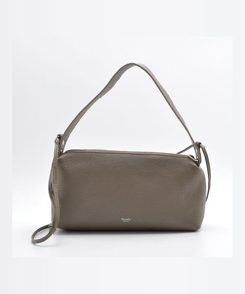 Rouge vif la cle / ルージュ・ヴィフ ラクレ ショルダーバッグ | 【blancle/ブランクレ】レザー 台形 2WAYショルダーバッグ/S.LEA（グレージュ）
