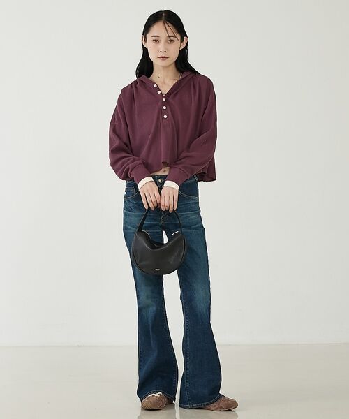 Rouge vif la cle / ルージュ・ヴィフ ラクレ ハンドバッグ | 【blancle/ブランクレ】レザースモールバッグ/S.LEATHER SEMI | 詳細1