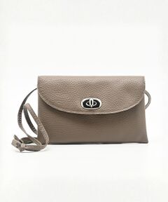 Rouge vif la cle / ルージュ・ヴィフ ラクレ ショルダーバッグ | 【blancle/ブランクレ】レザーウォレットショルダーバッグ/S.LEATHE