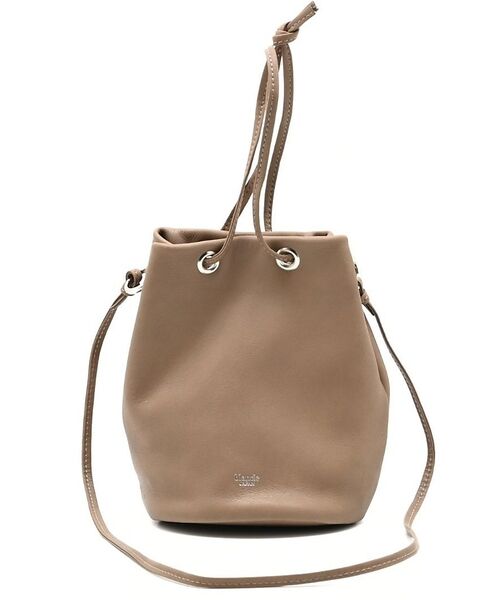Rouge vif la cle / ルージュ・ヴィフ ラクレ ショルダーバッグ | 【blancle/ブランクレ】レザーミニ2WAYバッグLIGHT LEATHER（グレージュ）